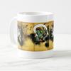 Ogata God and Thunder Mug Photo Mug Masterpiece 330ml Korin's "Wind God" 2 (Japanese Series) (D 2-sided), Capacity