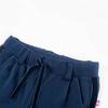 Pantalons pour enfants avec bordures noires bleu marine 92/104/116/128/140