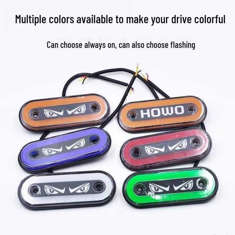 

Truck Grille Cabin LED Yellow Strobe Light - 12V/24V Waterproof Universal Marker Strip