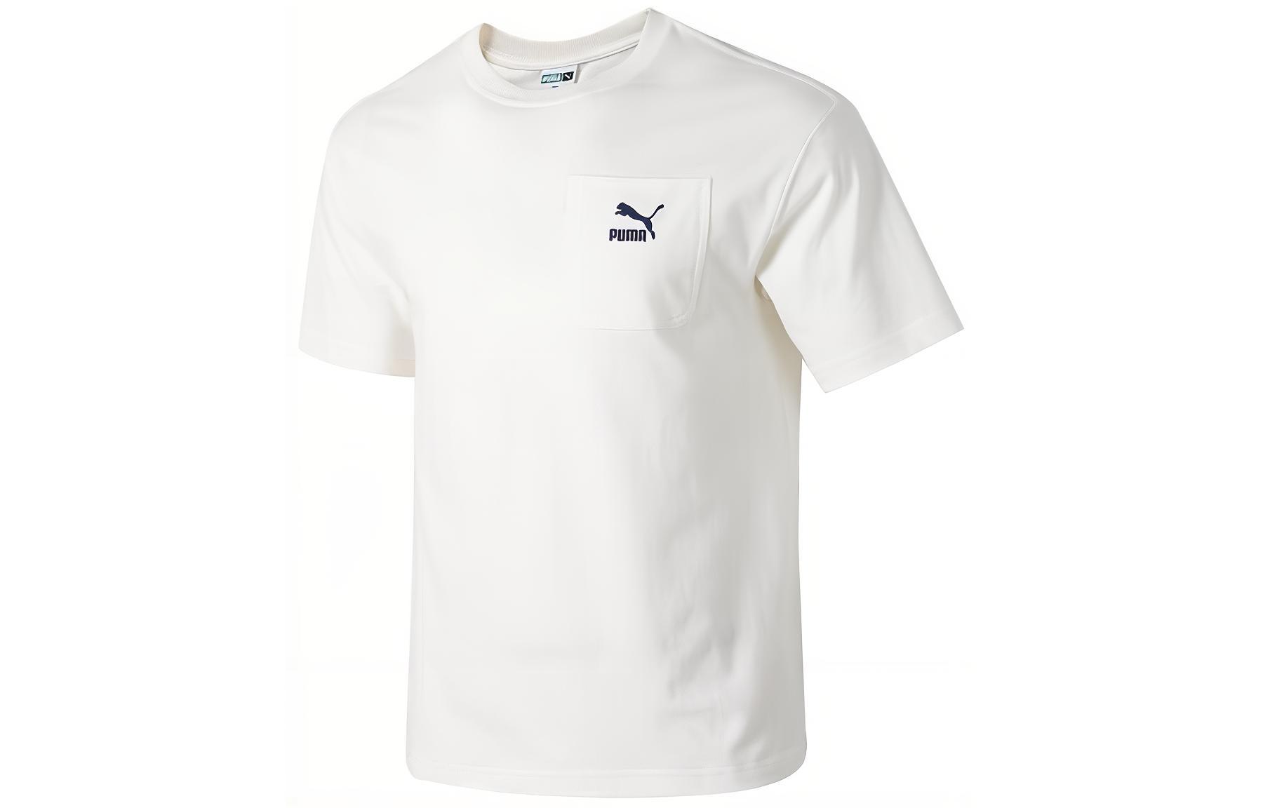 PUMA SS24 Drop Shoulder Sleeve T Shirt Men s White 626858-65 2XL