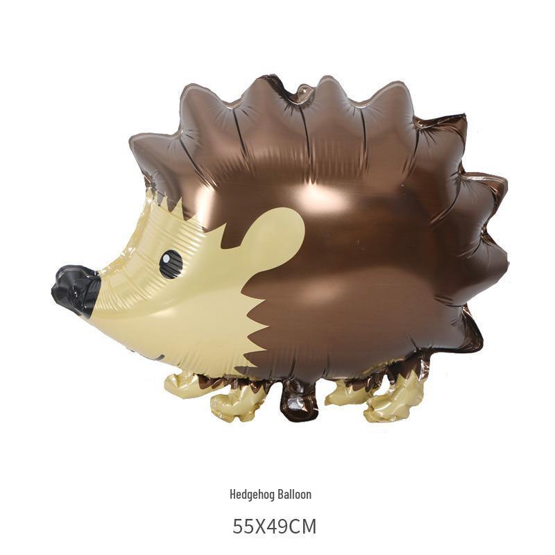 

Jungle Animals Party Balloons: Fox & Hedgehog Birthday Decoration Set