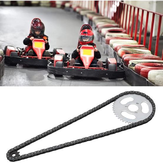 Kettenritzelkit, Hochleistungs T8F Vorne und Hinten Ersatz, T8F Ritzelkettenkit für Modifizierte Karts ATVs Mini-Motorräder Racing Off-Road Custom