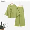 Women Long Sleeve Blouse and Pants Casual Two Piece Suit Sets