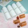 Oval Long Strip Mousse Cake Mold Silicone Pastry Mold For Sweets Cake Forms Tray Diy Homemade French Sweets Baking Mould