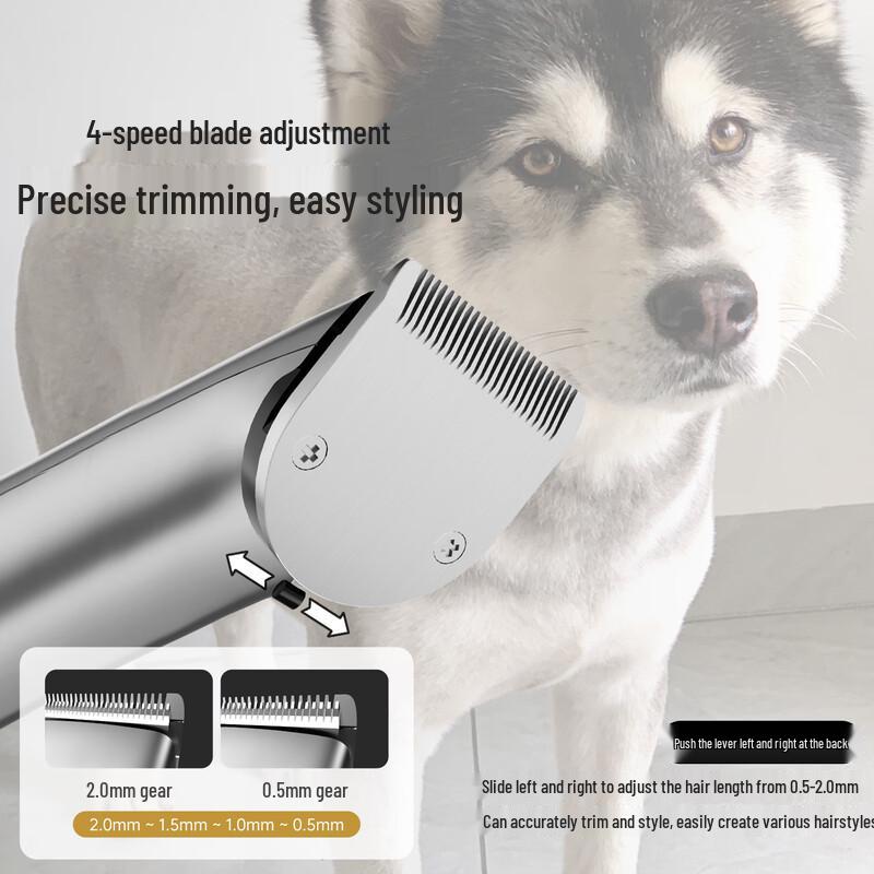 AUX Professional Low-Noise Pet Clipper CN plug (adapter included)