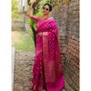 Elegant Ethnic Wear - Soft Lychee Silk Designer Saree