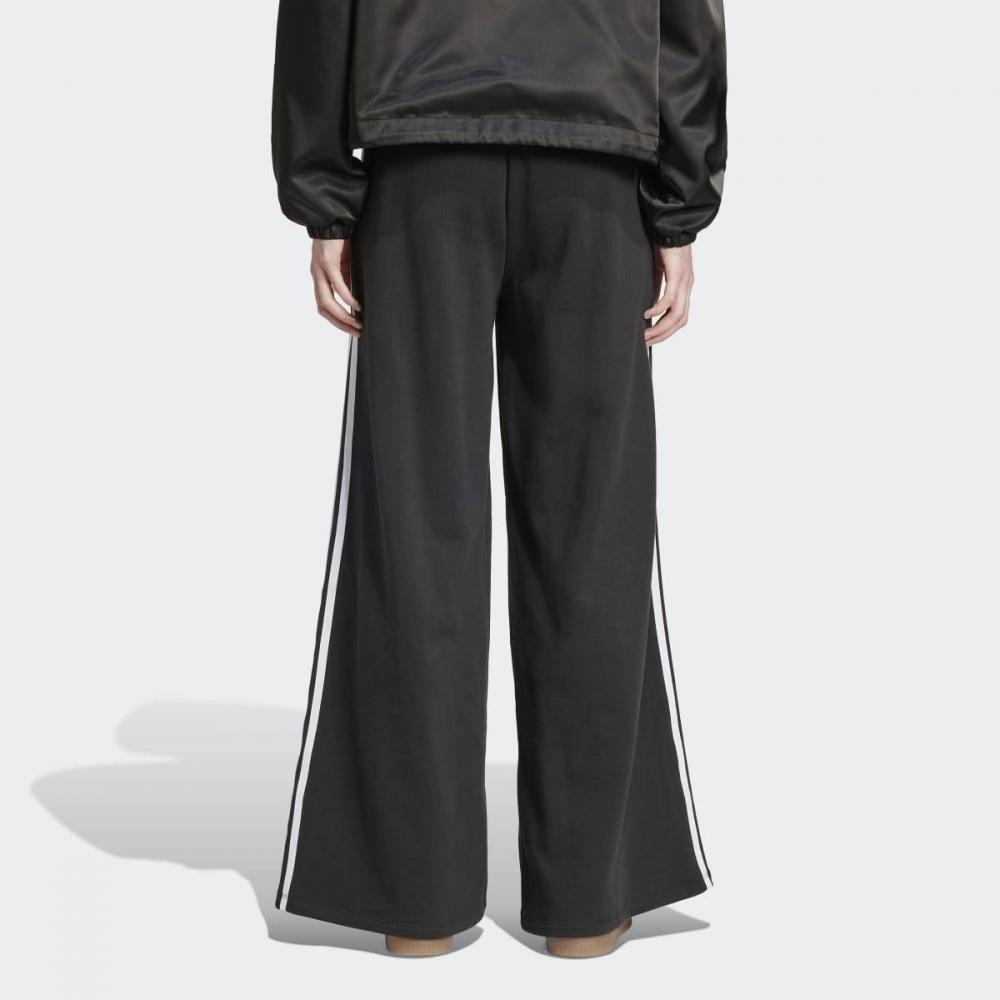 Adidas Loose French Terry Wide Leg Pants Black  Iy7255 
