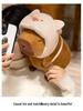Capybara Plush Toy: Cartoon Backpack & Removable Doll