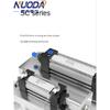 SC Standard-Luftzylinder SC32/40/50/63mm Bohrung Kleiner Pneumatikzylinder Kolben 25/50/75/100/150/200/250mm Hub
