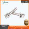 304 Stainless Steel Hexagon Screw with Spring Washer Combination