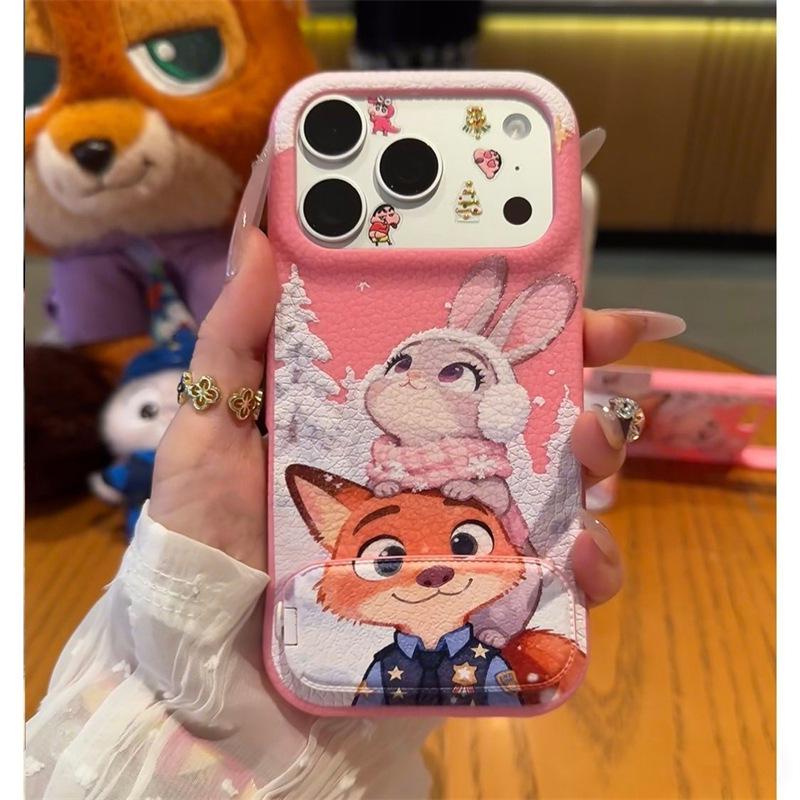 

Zootopia Judy Faux Leather Phone Case for Huawei P80/MATE70/Honor 500 with Large Hole Design. Huawei Nova 14 Ultra