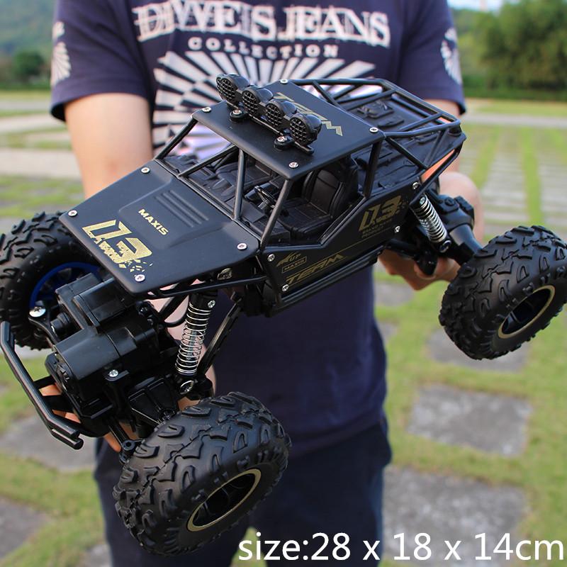

35CM Remote Control Off Road RC Car Radio Climbing Super Alloy Truck Buggy 4x4 RTR Vehicle Electric Toy Childrens Kids Gifts
