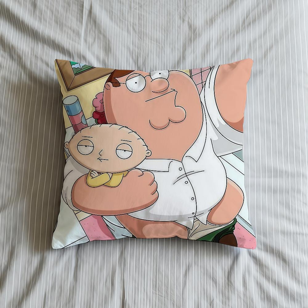 F-FfamilyS-ES Griffin Cushion Cover Soft Case Sofa Living Room G-GguyS-ES Home Peter Comfortable Office Decor Protective Pillow