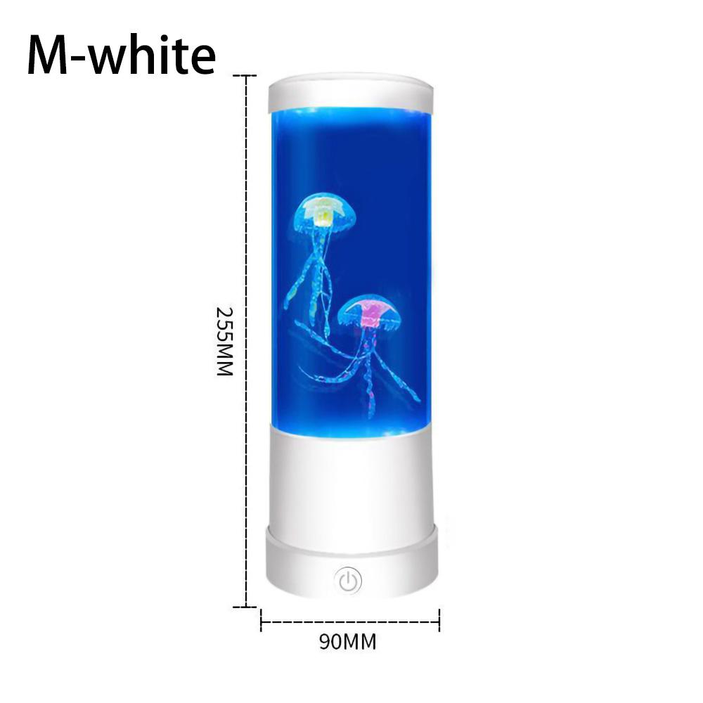 3 Sizes USB Charging Jellyfish Lamp LED Night Light Remote Control Color Changing Home Decoration Lights Aquarium Birthday Gift