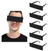 [sac Taske] Blindfold Mosaic Glasses Sunglasses, Fun Eyeglasses, Fun Party Favors (Set of 5)