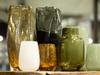 FOYER Flower Vase, Glass, Nature Green, H 16cm, W 10.5cm, 2c00001NGR