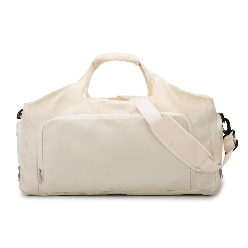 Einfache und frische Fitnesstasche Trocken-Nass-Trennung Sport-Fitnesstasche Reise Tragbar Schuhfach Einfache Reisetasche