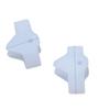 2Pcs Silicone Gel Double Ring Thumb Corrector Bunion Foot Toe  Protector Separator Finger Straightener Adjuster