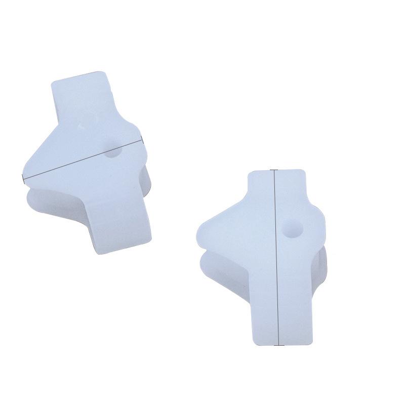 2Pcs Silicone Gel Double Ring Thumb Corrector Bunion Foot Toe  Protector Separator Finger Straightener Adjuster