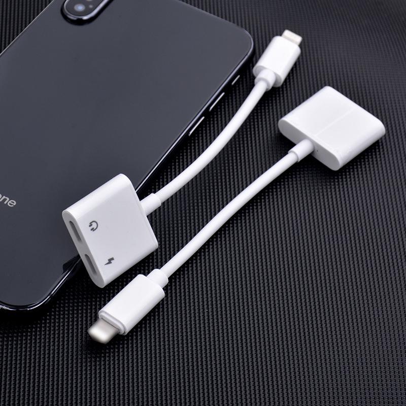 Buy Dual Adapter Charger And Headphone Jack For Iphone 7 8 Plus X Xr Xs
