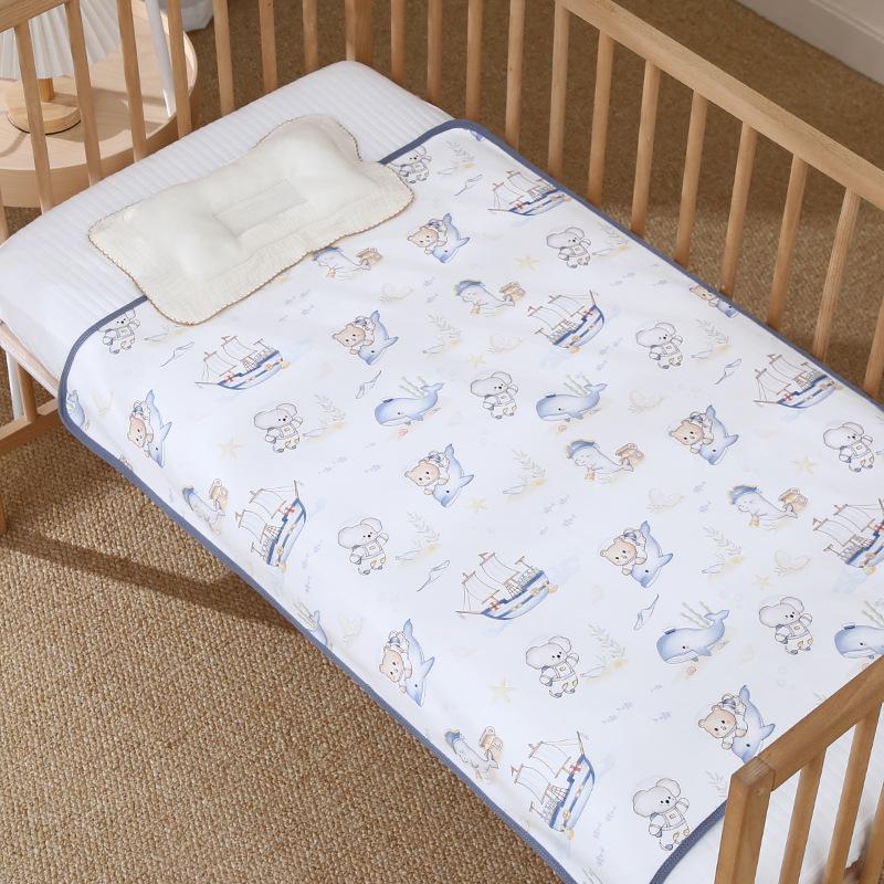 

Многоразовая хлопковая пеленка для новорожденных: Дышащий, Непромокаемый Наматрасник 50x70 cm