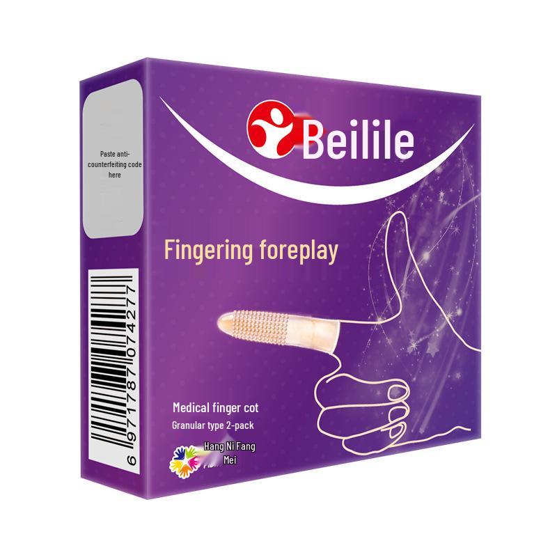 Beilile Ultra-Thin Luminous Vibrating Condoms with Textured G-Spot Design