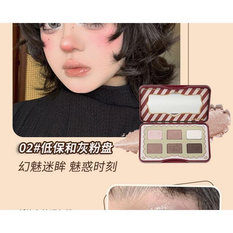 YIGU DIGU - GUGU Postcard 6-Color Eyeshadow Palette - 2 Types