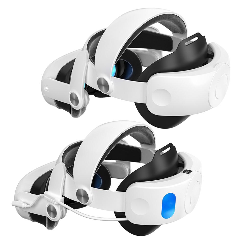 10000mAh Battery Head Strap for Meta Quest 3S Headset Head Strap Replacement Comfortable  Adjustable Elite Strap VR Accessory