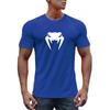 Fitness Sports T-Shirt Men'S Summer New Oversized Loose Quick-Drying Gym Jogging Sports Top Fashion Printed Street Short-Sleeved