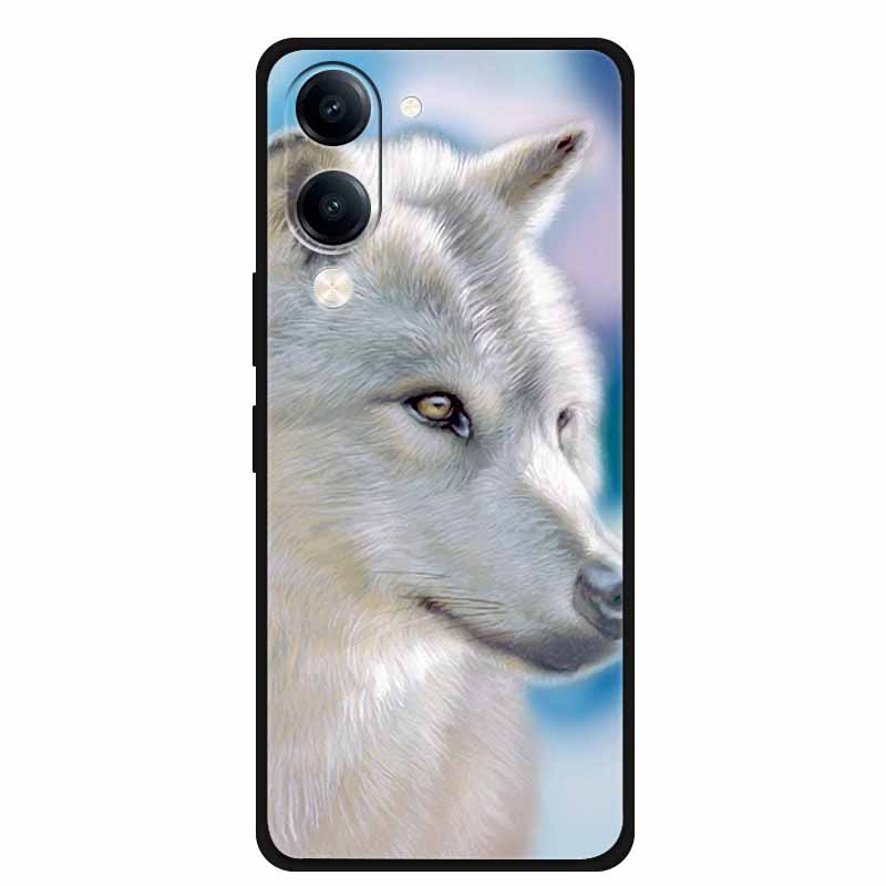 

Cartoon Case For Vivo Y37C 4G Y29S Soft Phone Back Cover Y29S 5G V2446 Silicone TPU Protective Shell Back Animals Funda Bumper -Vivo Y37C 4G
