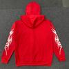Europäischer und amerikanischer Y2K Retro bedruckter Street Hip-Hop Reißverschluss-Hoodie
