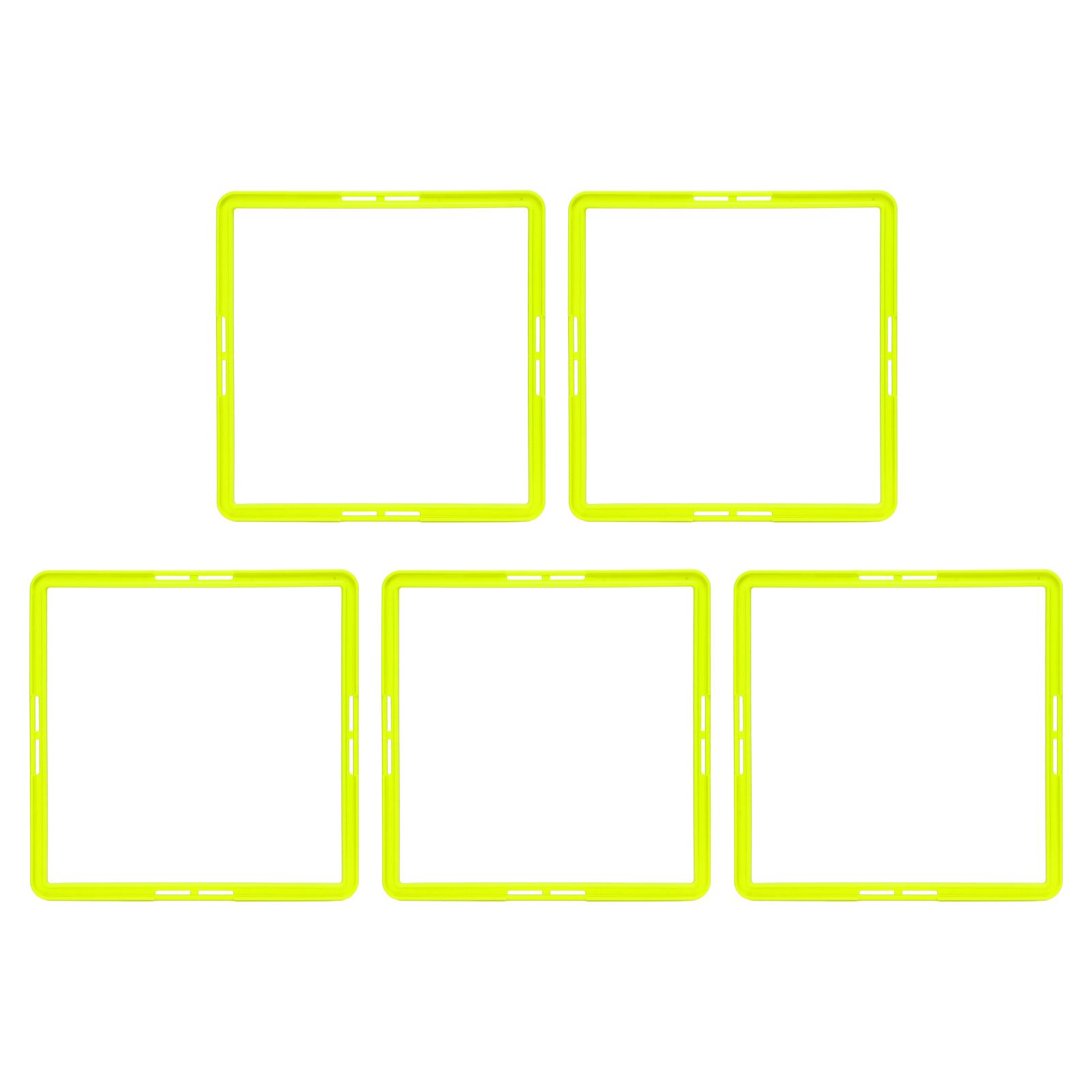 

5 шт. Кольца для тренировки ловкости Многофункциональные четырехугольные кольца для тренировки физической скорости для