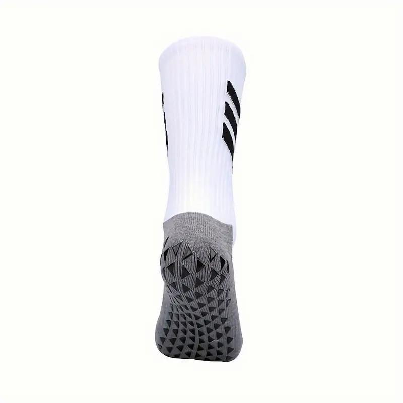 1/4 Pairs Men Non Slip Towel Bottom Football Sports Socks Odor Resistant Sweat Absorbing Breathable Rugby Basketball Yoga Socks
