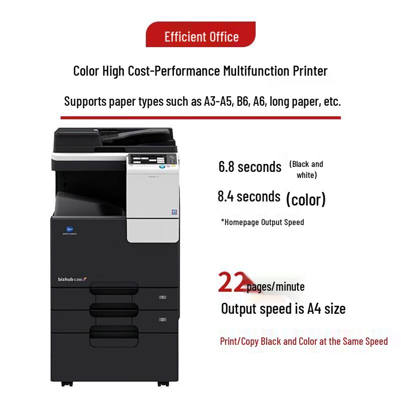 

Konica Minolta bizhub C226 A3 Color Multifunction Laser Printer