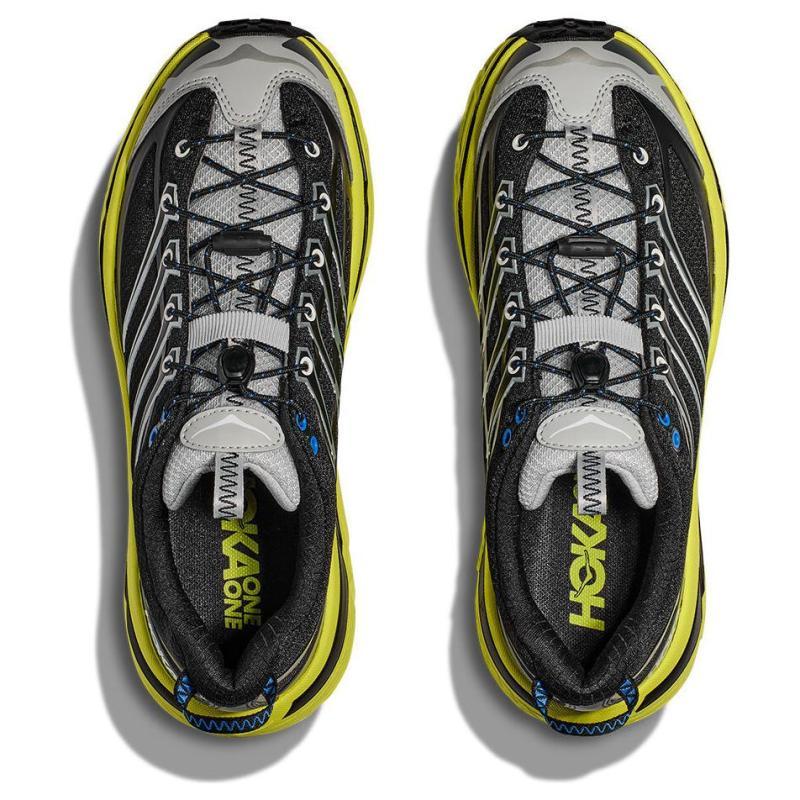 HOKA One One Mafate Three 2 Zwarte Citrus Sneakers 1141572-BHK