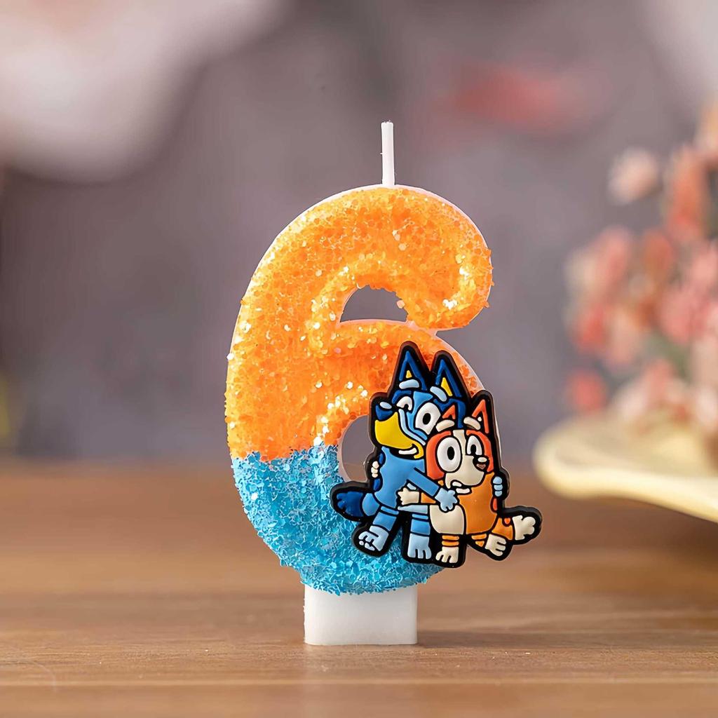 Cartoon Number Birthday Candles for Children's Cake Party Decorations