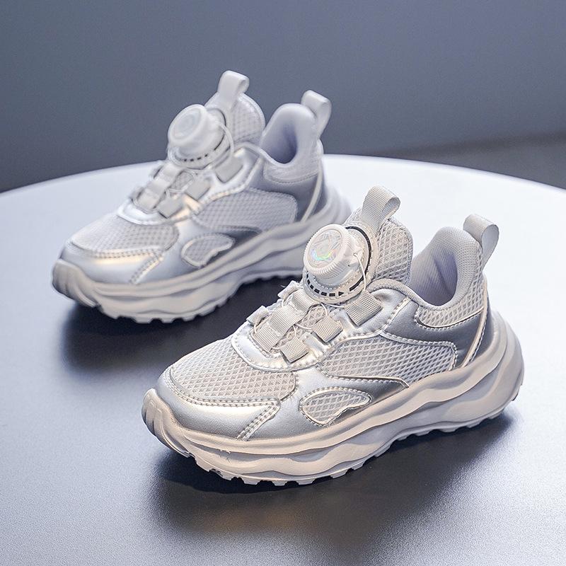 ABC Kami Jinjiang Classmate Children's Little White Shoes Mesh Breathable Street Dance Shoes Boys Running Shoes Girls Sports Shoes