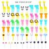 60 Pieces Mini Forks Cute Fruit Fork Cartoon Snack Cake Dessert Food Fruit Forks