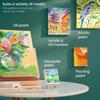 4pcs/set Canvas Boards for Painting 100% Cotton Acid Free Blank Canvas Panels for Oil Paint