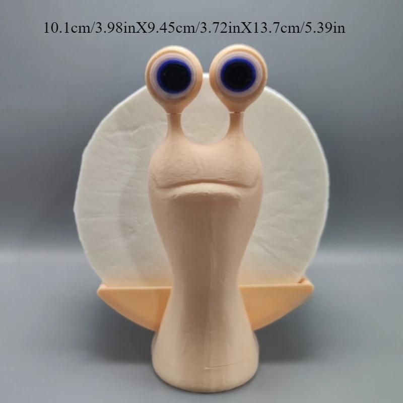 Niedlicher Schnecken-Hundeform Toilettenpapierständer Freistehende Aufbewahrung Rollenpapierhalter Tierform Dekorativer Toilettenpapierständer