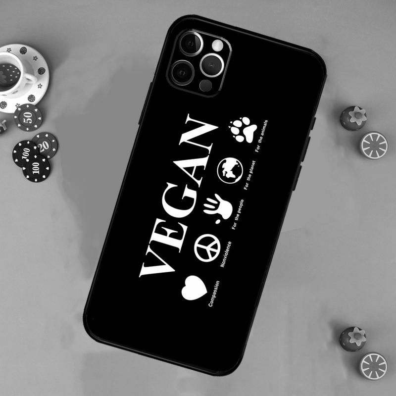 Vegan We Are Not Ingredients Phone Case For iPhone 17 Air 13 16 15 11 12 14 Pro Max 13 12 mini 15 16 Plus 16e Cover Funda