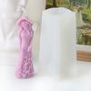 Flexible Silicone Mold Handmade Scented Candle Mould Flower Dress Girl Aromatherapys Jewelry Mold Home Decorations