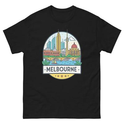 Melbourne World Travel Urban Area City T Shirt