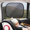 Car Window Shades Auto Side Window Sun Cover Electrostatic Adsorption Vehicle Glass Sunblock Cover For Camping Road Trip Sedan