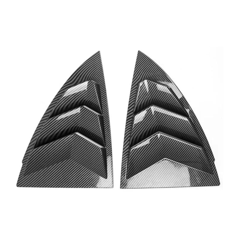 For Tesla Model Y Juniper 2021-2025 ABS Rear Car Window Shutter Cover Louver Side Vent Trim Triangle Modified Car Accessories