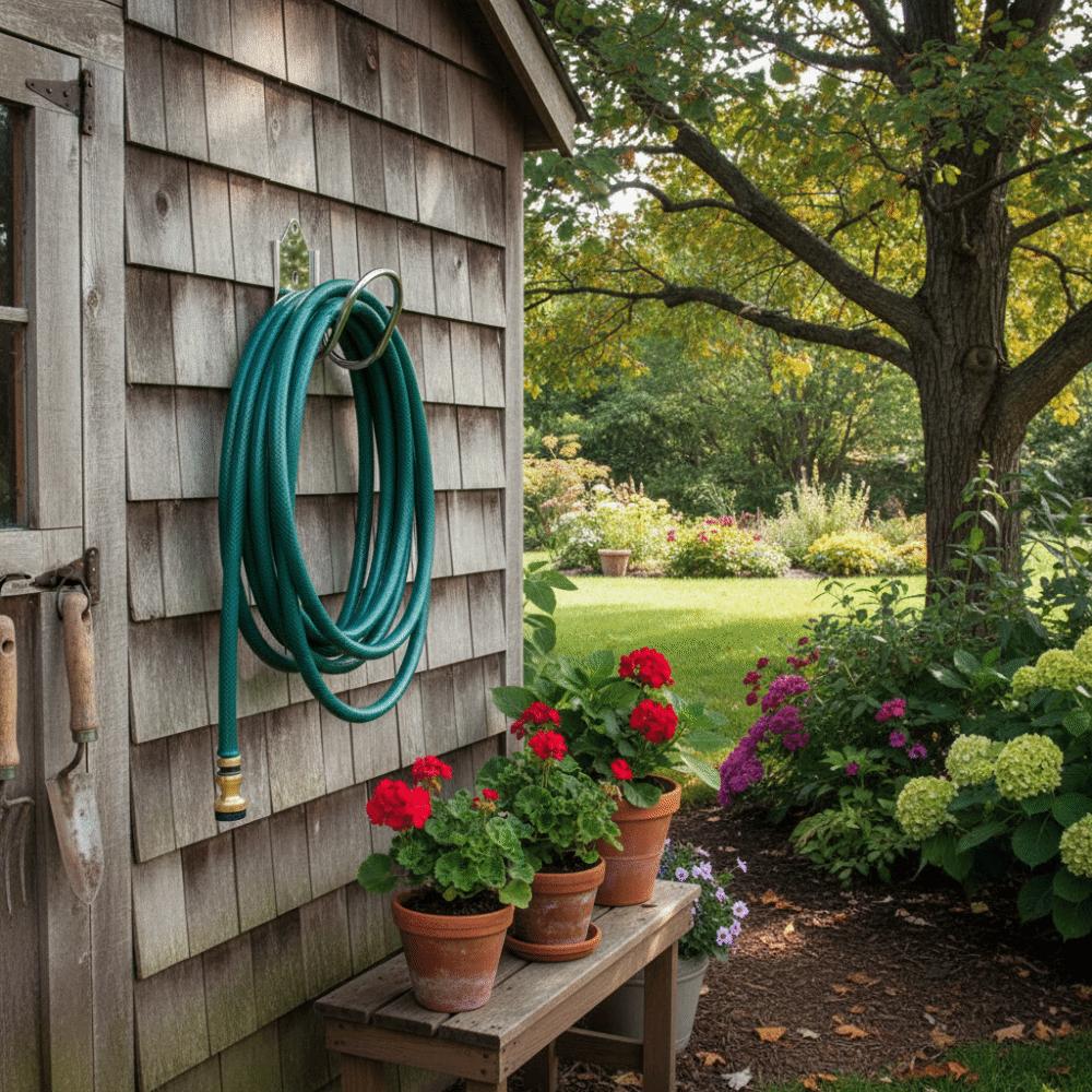 Heavy Duty Construction Garden Hose Holder Wall Mount Design Heavy Duty Holder  Garden Use