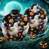 Funny 3D Horror Ghost Pattern Men's Hoodie Halloween Pumpkin Print Sweatshirts Hip Hop Trend Hooded Shirt Autumn Y2k Clothes Top