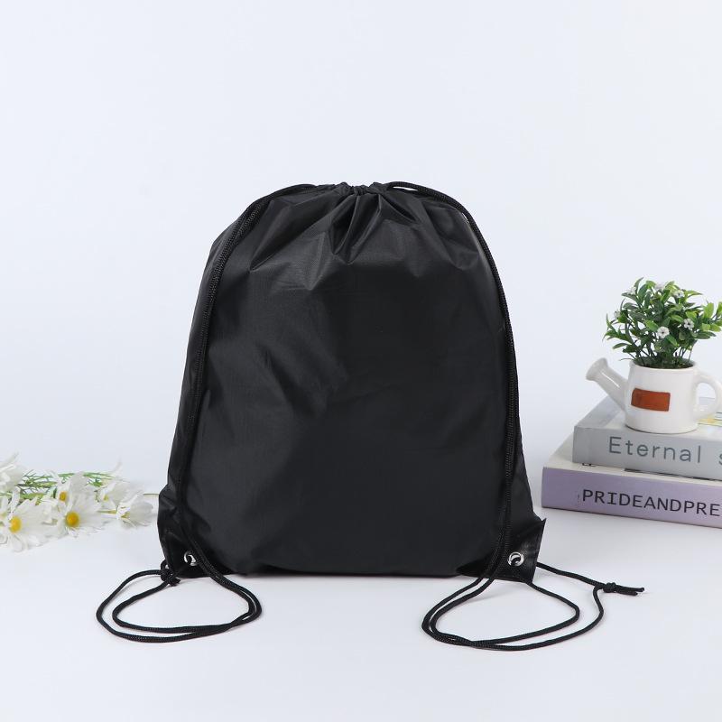Blank Polyester Drawstring Bag for Marathons: Customizable Sports and Event Backpack