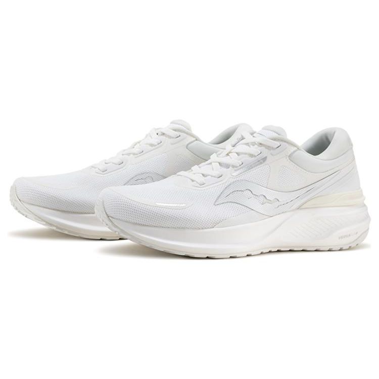 SAUCONY Puff Lightweight Comfortable Slip-Resistant Durable Low-Top Training Running Shoes Unisex Sneaker White S28194-5