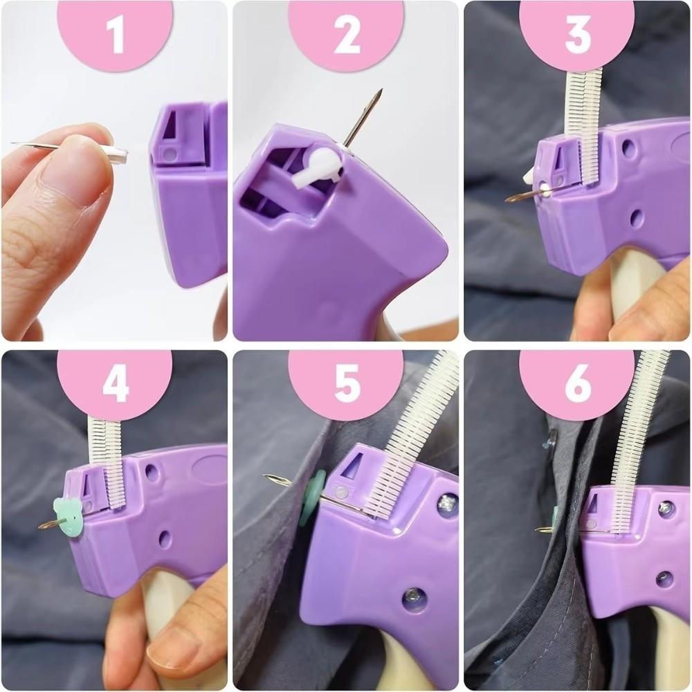 Non-slip Quick Clothing Fixer Bed Sheet Easy To Use Clothing Labeling Machine Blanket Fastener Clip Sewing Fixer For Clothing